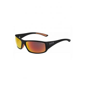 Ochelari Lifestyle  Kingsnake - Negru Mat/ TNS Rosu Foc Oglinda