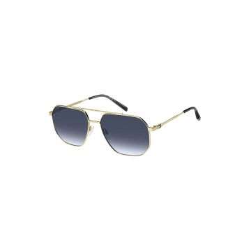 Ochelari de soare aviator cu rama metalica