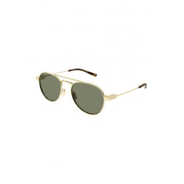 Ochelari de soare aviator cu rama metalica