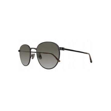 Ochelari de soare barbati  lentile verzi - rame grafit - dimensiuni 53x21x145mm - set cu etui original si stergator.