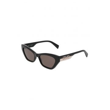 Ochelari de soare cat-eye cu lentile uni