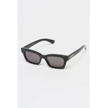 Ochelari de soare cat-eye cu lentile uni - Negru