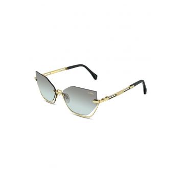 Ochelari de soare cat-eye cu rame metalice