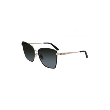 Ochelari de soare cat-eye cu rame metalice Ochelari de soare cat-eye cu rame metalice
