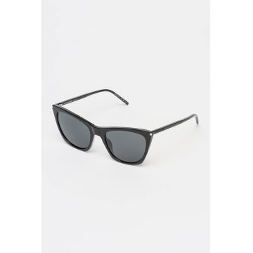 Ochelari de soare cat eye Kate - Negru stins