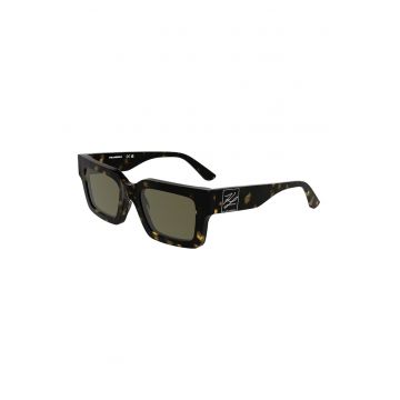 Ochelari de soare dreptunghiulari cu logo si model unisex