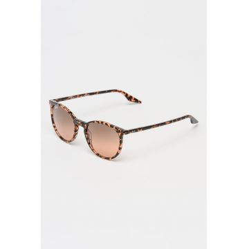 Ochelari de soare pantos unisex cu lentile cu aspect in degrade - Negru/Maro