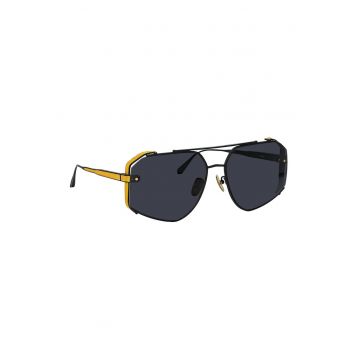 Ochelari de soare unisex aviator din titan