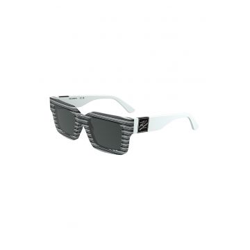 Ochelari de soare unisex dreptunghiulari cu logo