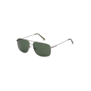 Ochelari de soare aviator unisex cu lentile dreptunghiulare