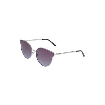 Ochelari de soare cat-eye cu rama metalica