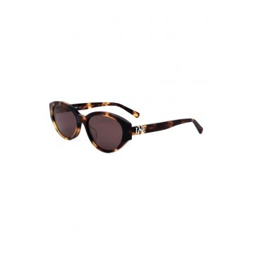 Ochelari de soare cat-eye cu detalii logo