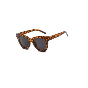 Ochelari de soare - maro - cat-eye - animal print - Ruda C3 -