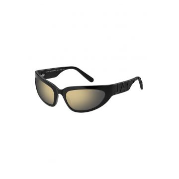 Ochelari de soare wrap cu logo in relief