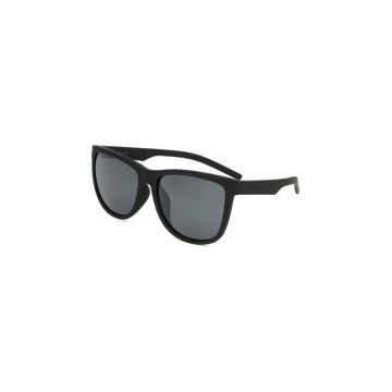 Ochelari de soare unisex cu lentile polarizate si aspect mat