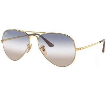 Ochelari de soare unisex Aviator Metal II Ray-Ban RB3689 001/GD