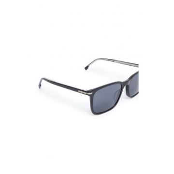 Ochelari de soare barbati -  Plastic - Negru - 55