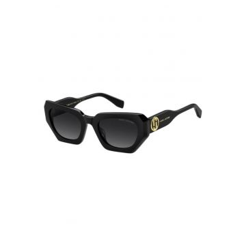 Ochelari de soare cat-eye cu lentile in degrade - Negru
