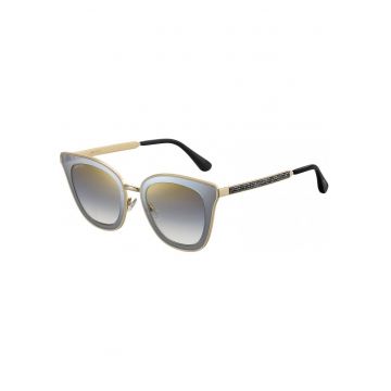 Ochelari de soare dama -  49 x 23 x 145 mm - Maro/Auriu