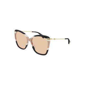 Ochelari de soare dama Butterfly -  Plastic - 56-17-145mm - Multicolor