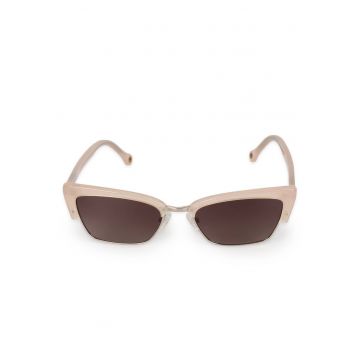 Ochelari de soare dama -  Plastic/Metal - 53x10x10 - Bej