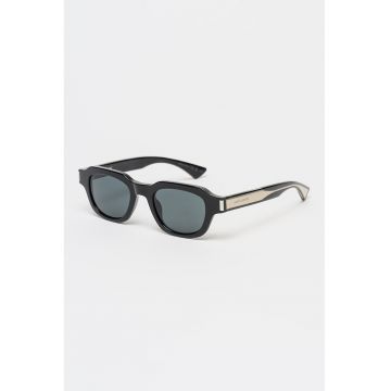 Ochelari de soare unisex dreptunghiulari - Negru