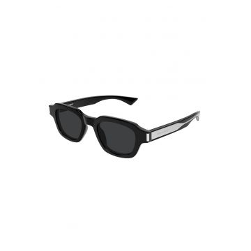Ochelari de soare unisex dreptunghiulari - Negru