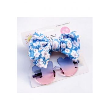Set bentita si ochelari de soare  Model AL 17323 Mouse - Fete - Multicolor - Multicolor