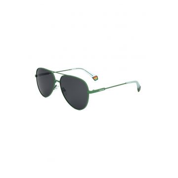 Ochelari de soare aviator unisex cu lentile polarizate - Verde