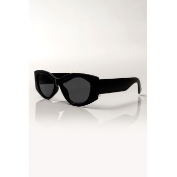 Ochelari de soare dreptunghiulari Nova - Negru