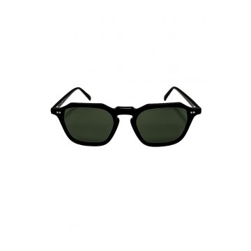 Ochelari de soare unisex - DUSK - Negru