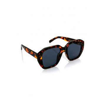 Ochelari de soare unisex polarizati - Maro/Galben