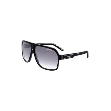 Ochelari de soare aviator cu lentile tip oglinda - Negru
