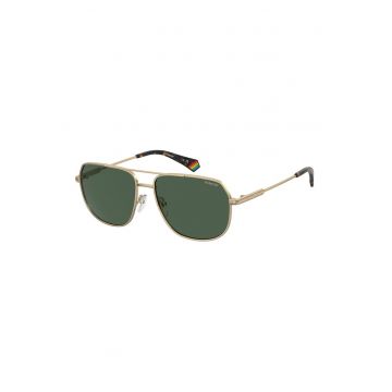 Ochelari de soare aviator unisex polarizati - Auriu
