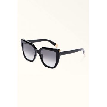 Ochelari de soare butterfly cu lentile in degrade - Auriu/Negru