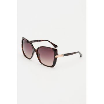 Ochelari de soare butterfly cu lentile in degrade - Negru/Maro