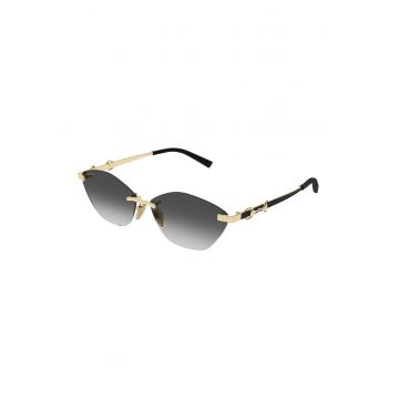 Ochelari de soare cat-eye - Auriu/Negru