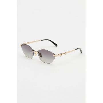 Ochelari de soare cat-eye - Auriu