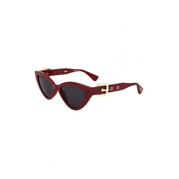Ochelari de soare cat-eye cu catarama decorativa
