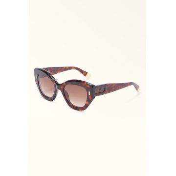 Ochelari de soare cat-eye - Maro