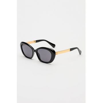 Ochelari de soare cat-eye - Negru