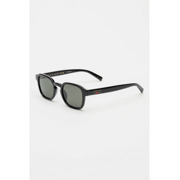 Ochelari de soare cu lentile patrate - Negru