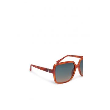 Ochelari de soare dama  Blonde Havana/Gradient Green - 57mm