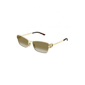 Ochelari de soare dreptunghiulari - Auriu