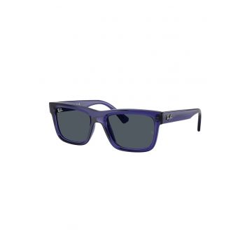 Ochelari de soare dreptunghiulari unisex - Mov inchis