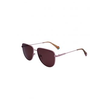 Ochelari de soare unisex cu lentile polarizate - Roz stins