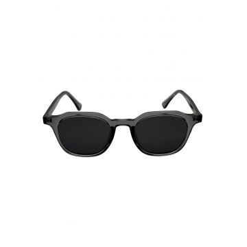 Ochelari de soare unisex - EDGE - Gri/Gri cenusiu transparent