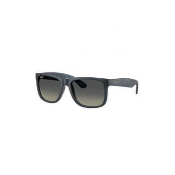 Ochelari de soare wayfarer cu logo discret Justin - Bleumarin inchis