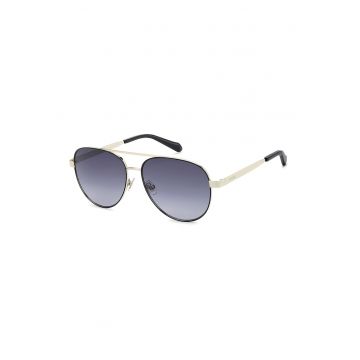 Ochelari de soare aviator cu lentile in degrade - Auriu/Negru