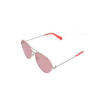 Ochelari de soare aviator cu lentile polarizate - Argintiu/Negru -fwqdwq - Portocaliu mandarina/Argintiu